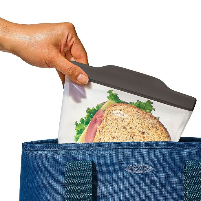 Outdoor Silicone Reusable Stand Up Bag Quart (32 oz) - US 6167