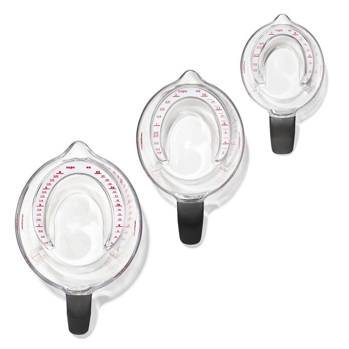 3 Piece Angled Measuring Cup Set - US 6468