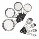 Stainless Steel Measuring Cups and Spoons Set - US 6041