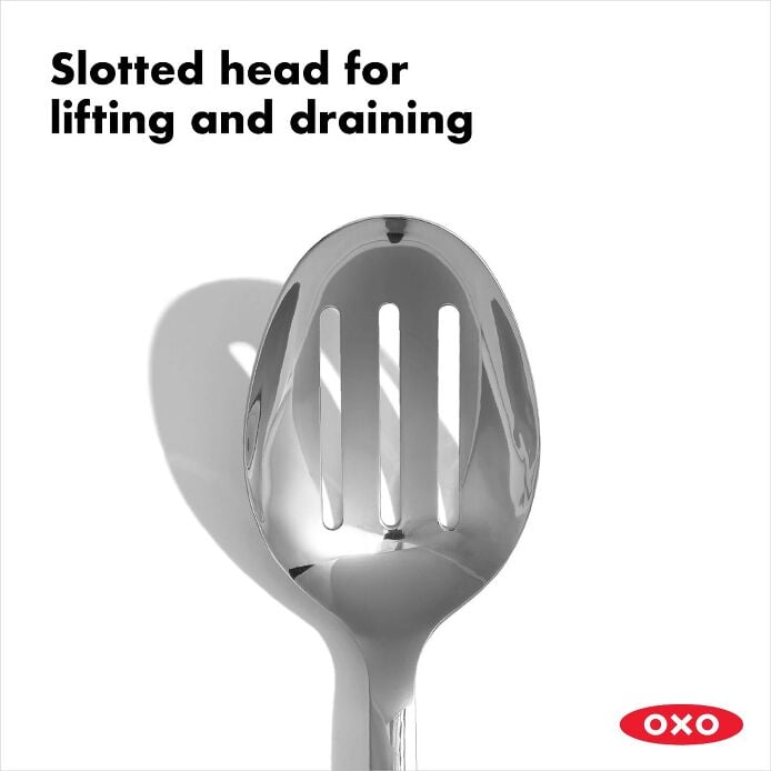 Stainless Steel Slotted Spoon - US 9096