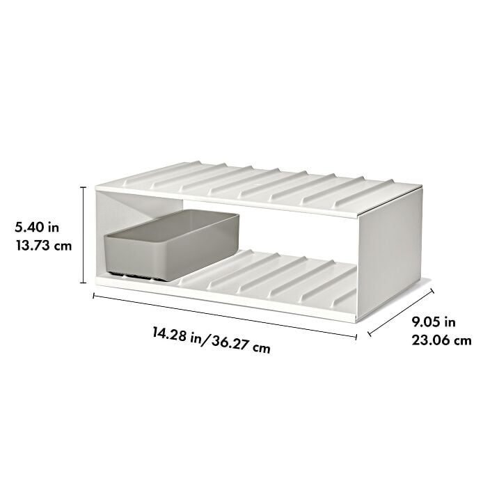 Water Bottle Organizer with Accessory Bin - US 0149