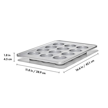 Non-Stick Pro Clear Coated 12 Cup Muffin Pan - US 0962