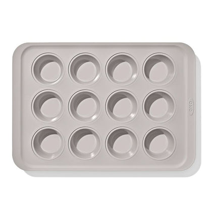 Non-Stick Pro Ceramic Coated Metal Bakeware 12 Cup Muffin Pan – Storm Blue - US 0457