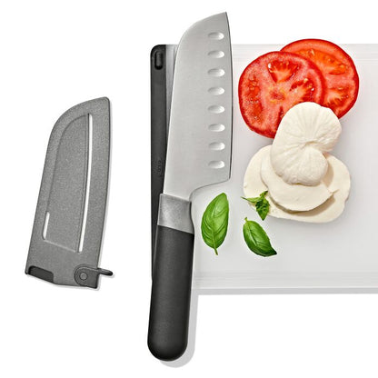 5 in Santoku Knife with Locking Sheath - US 0778